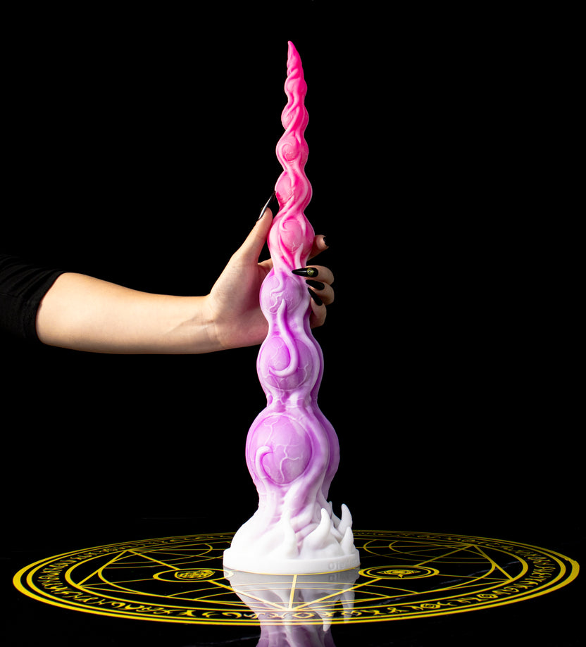 Stardust Shuttle Beaded Alien Dildo by Oieffur, featuring a distinctive beaded alien-inspired design.