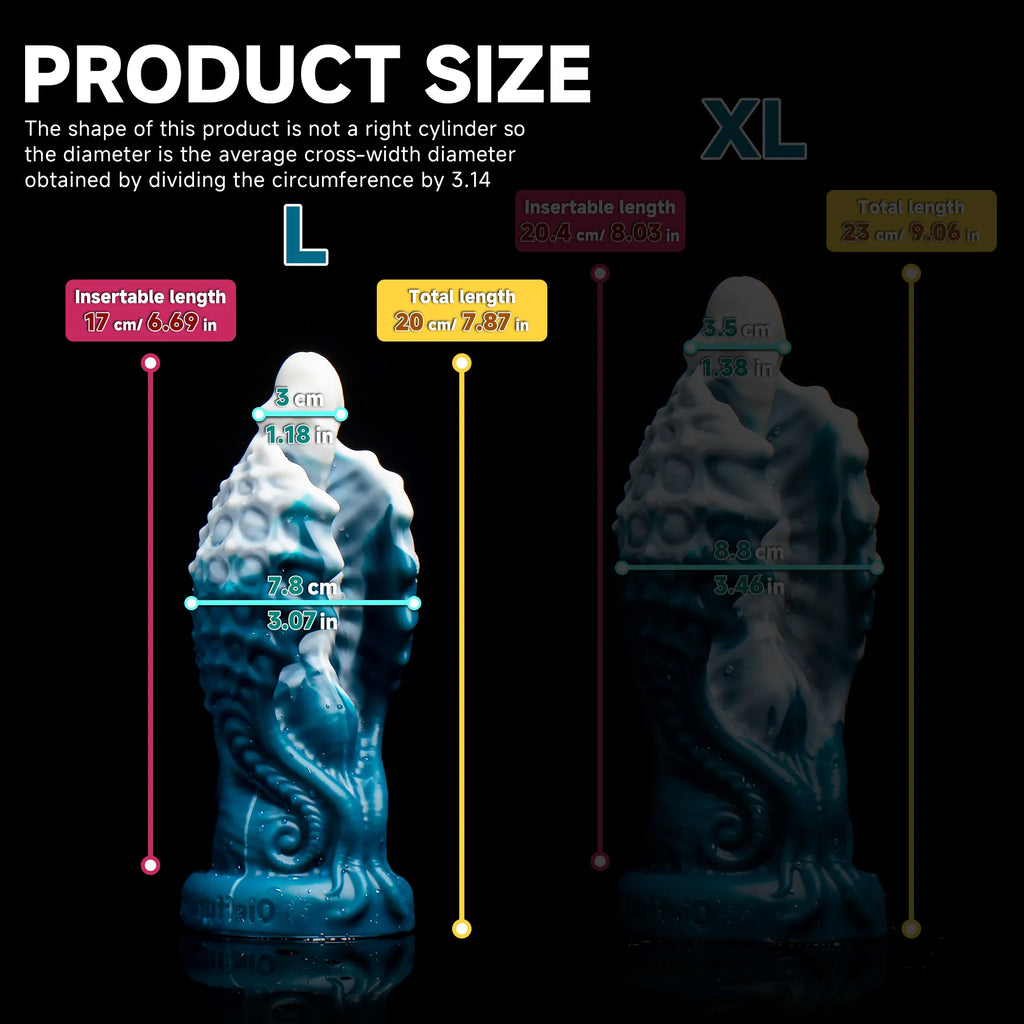 Oieffur Seahorse Wings Dragon Dildo made of soft silicone with winged dragon design, fantasy-themed adult sex toy.