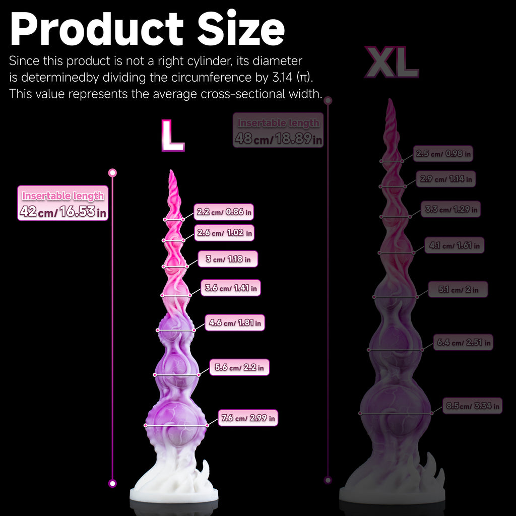 Oieffur Stardust Shuttle alien fantasy dildo with beads and prostate stimulation, featuring textured surface and ergonomic design.
