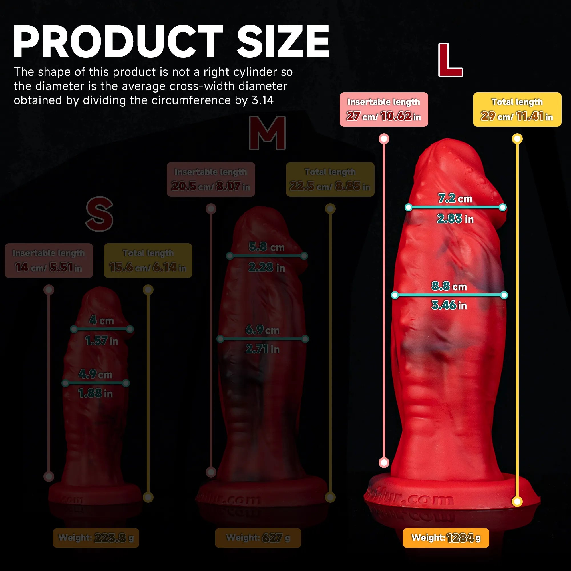 "Sword Demon" Large Dildo | Strong Suction Cup Silicone Dildo