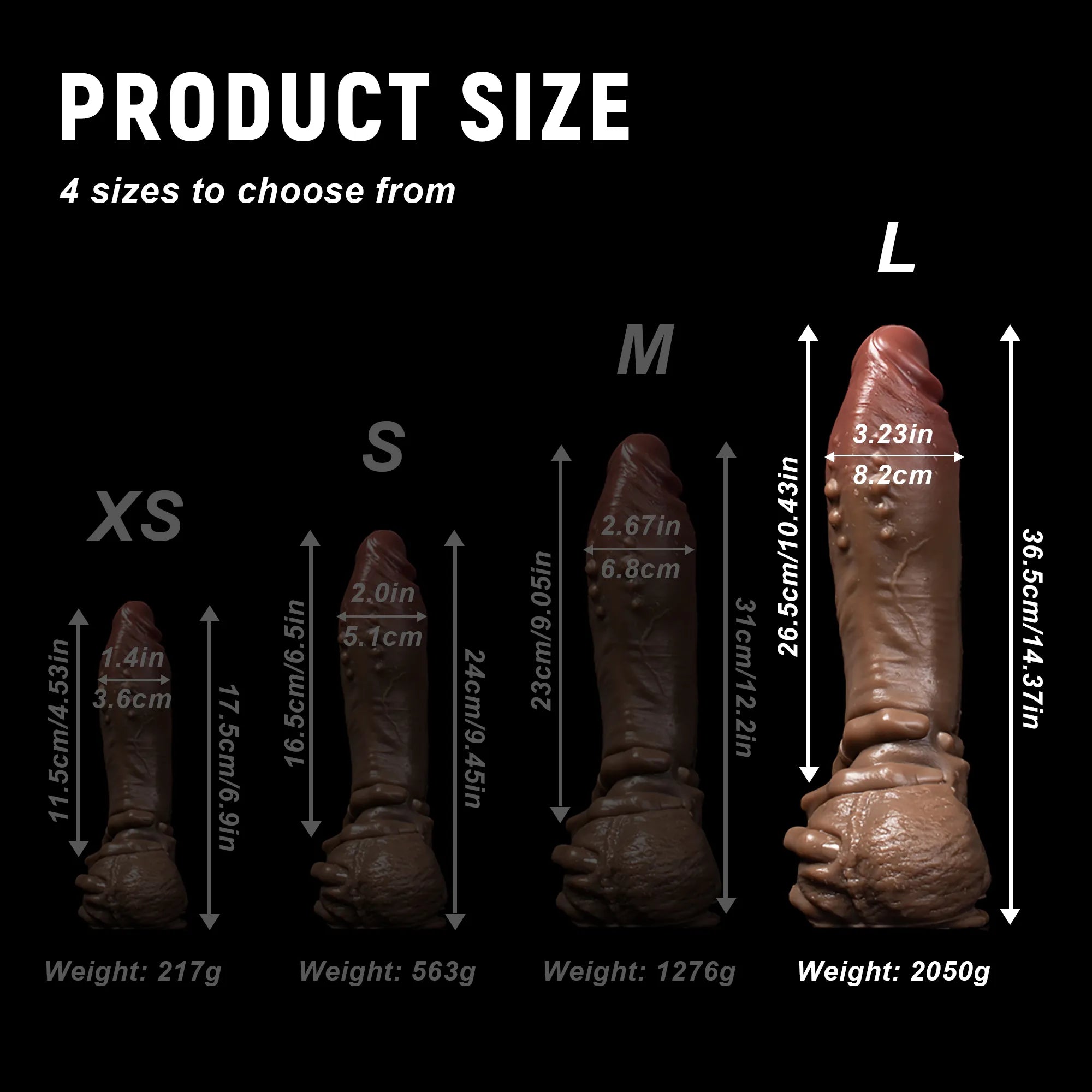 Hot Surge Fantasy Realistic Dildo - Dual Layer Design, Realistic Texture, Safe Material