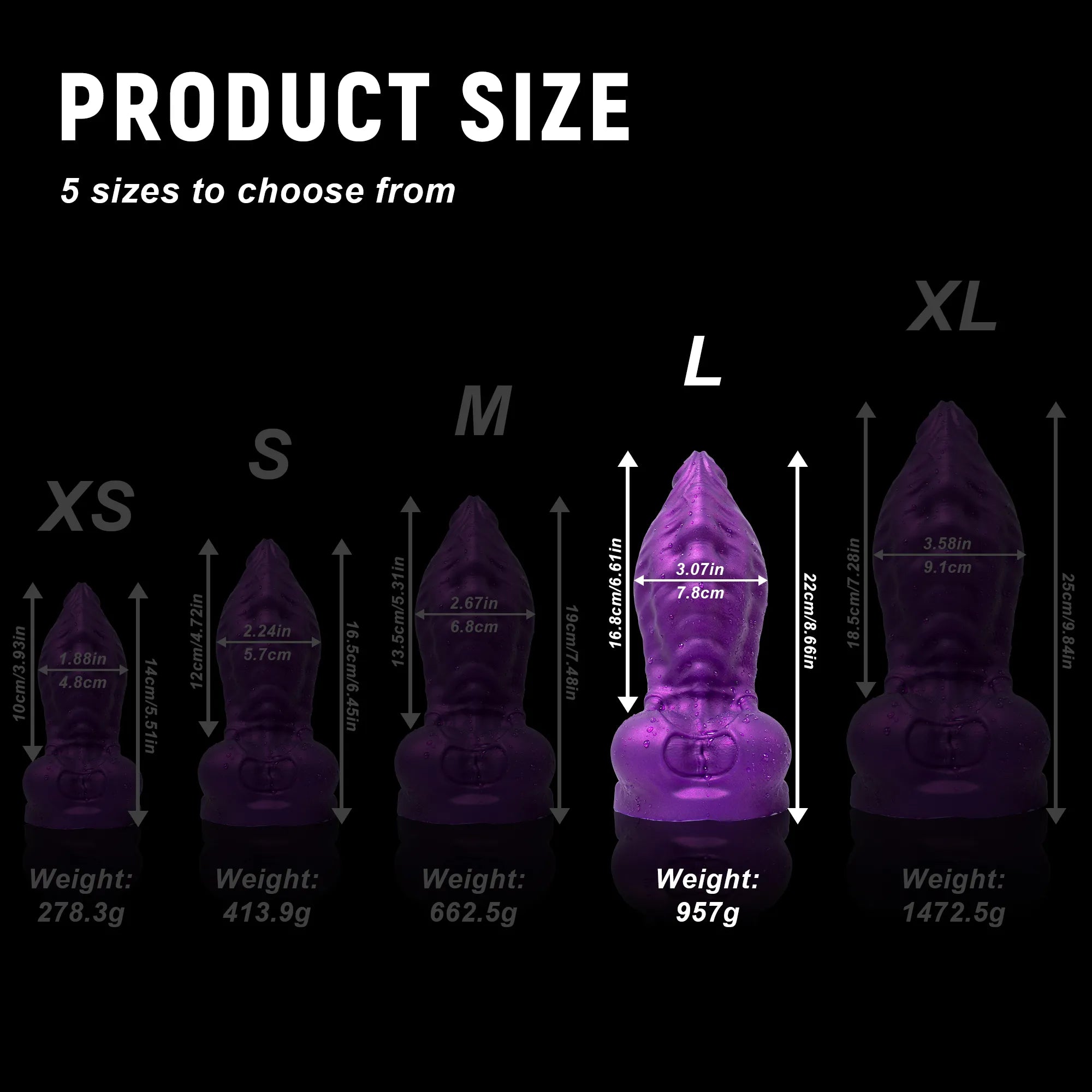 Skyline Challenger Platinum Silicone Squirt Dildo