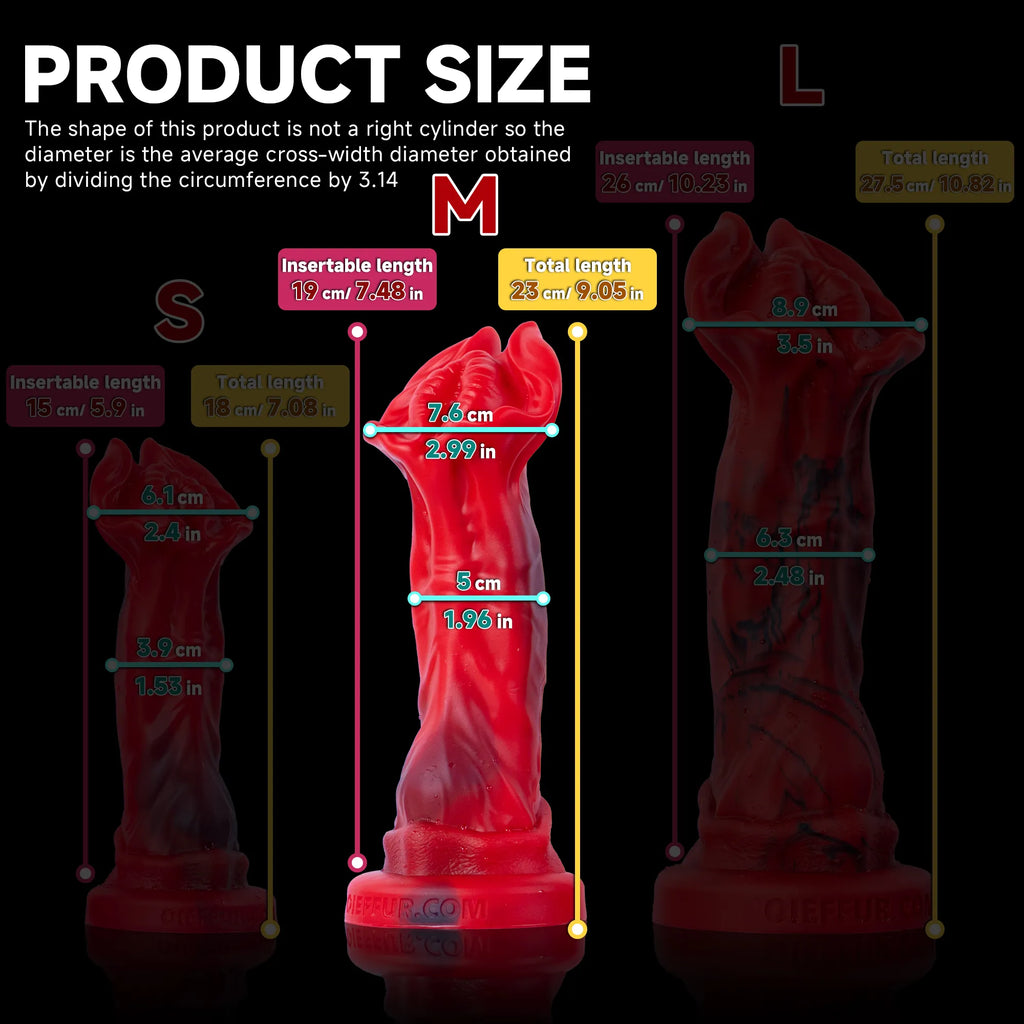 Red Rock Turtle Red Dragon Dildo by Oieffur, a high-quality silicone fantasy dildo with detailed turtle and dragon design.