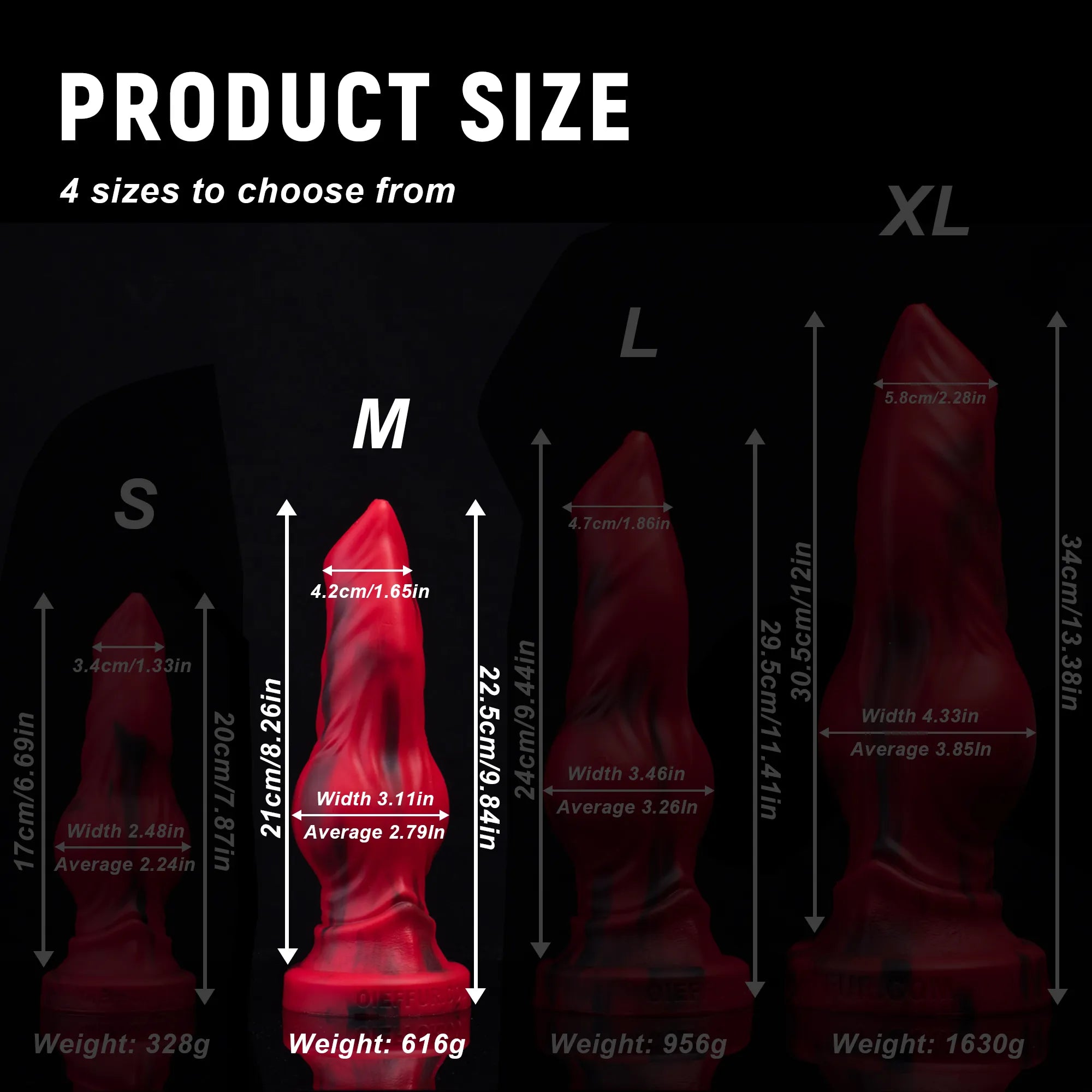 Firewolf Realistic Wolf and Dog Silicone Dildo