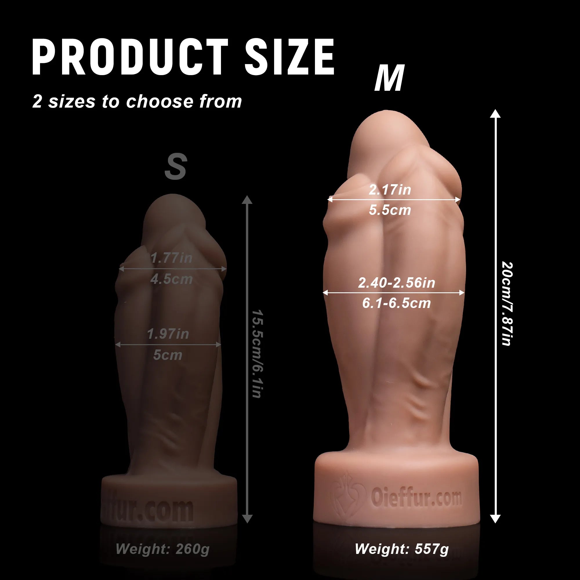 Three Friends  Silicone Dildo with Suction Cup - Realistic Design