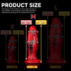 Realistic Sword Demon Giant Dildo by Oieffur with strong suction cup and detailed texture for lifelike experience