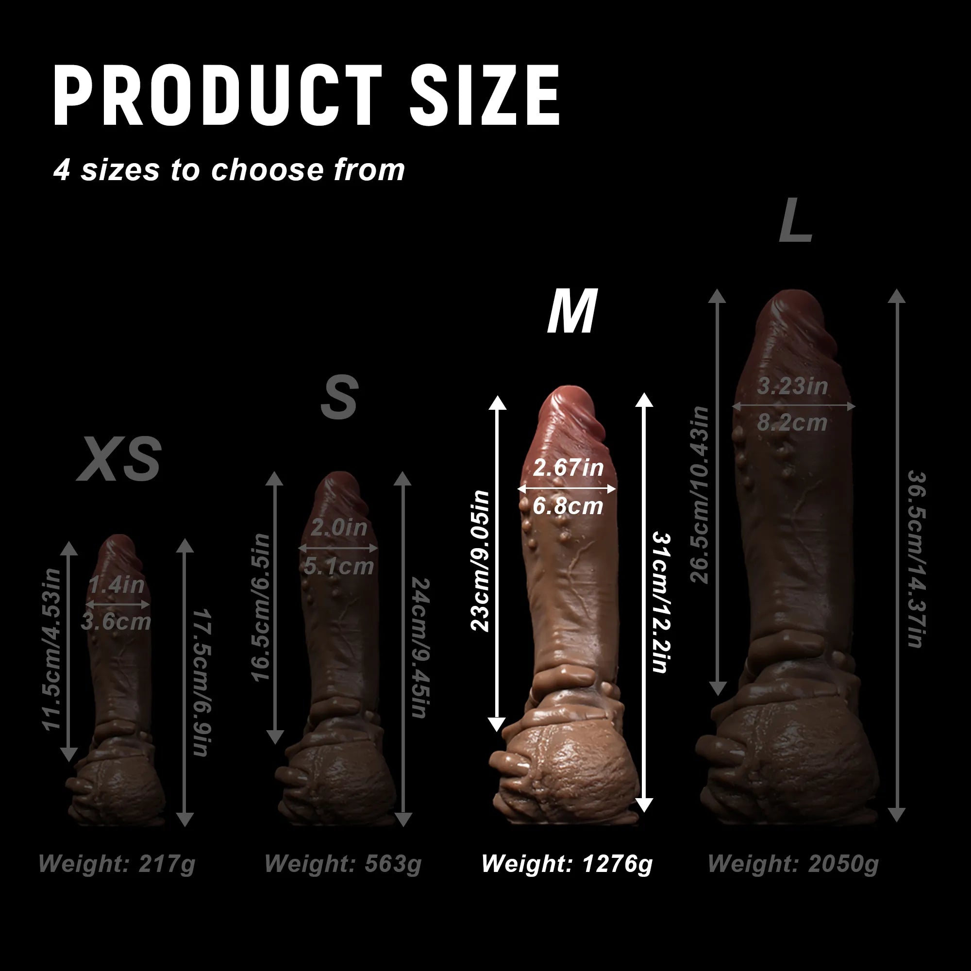 Hot Surge Fantasy Realistic Dildo - Dual Layer Design, Realistic Texture, Safe Material