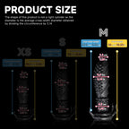 Black Abyss spiked dildo from Oieffur, made of platinum silicone, designed for fantasy and adventurous pleasure.