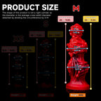 Oieffur Abyssal Depths beaded dildo made of medical grade silicone, featuring a realistic design and textured surface.