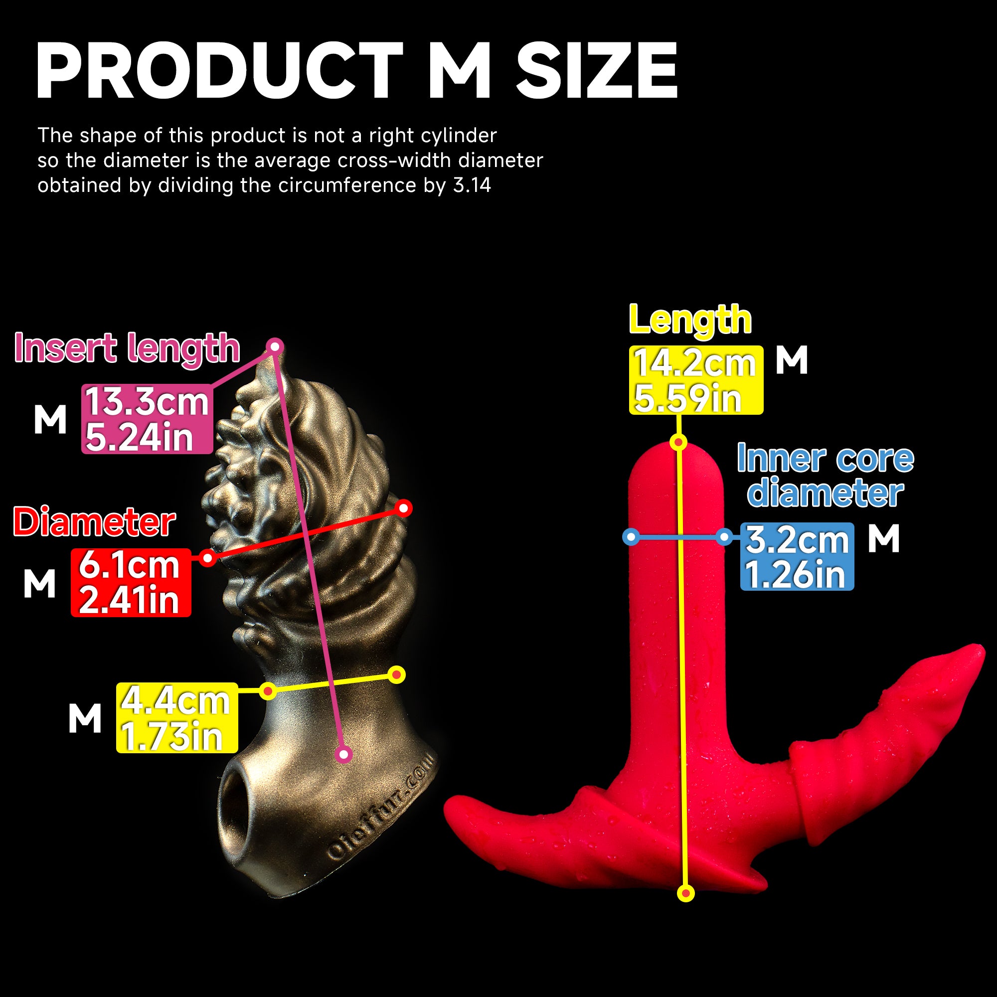 Oieffur Milking Fruit II anal plug with soft sleeve and hard core, fantasy dildo designed for comfortable anal stimulation.