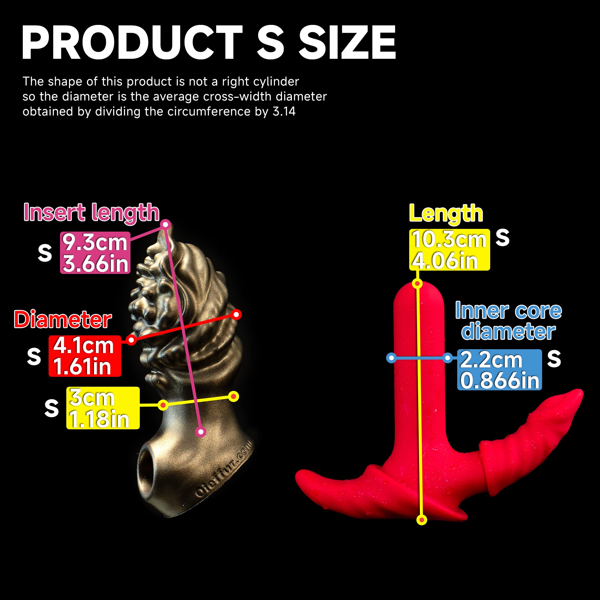 Oieffur Milking Fruit II anal plug with soft sleeve and hard core, fantasy dildo designed for advanced anal pleasure.