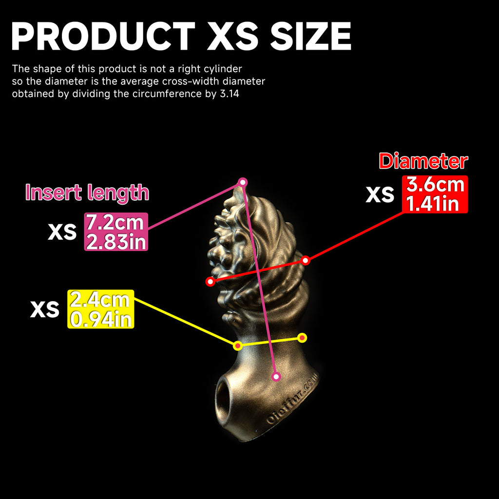 Oieffur Milking Fruit II anal plug with soft sleeve and hard core, fantasy dildo designed for comfortable anal pleasure.