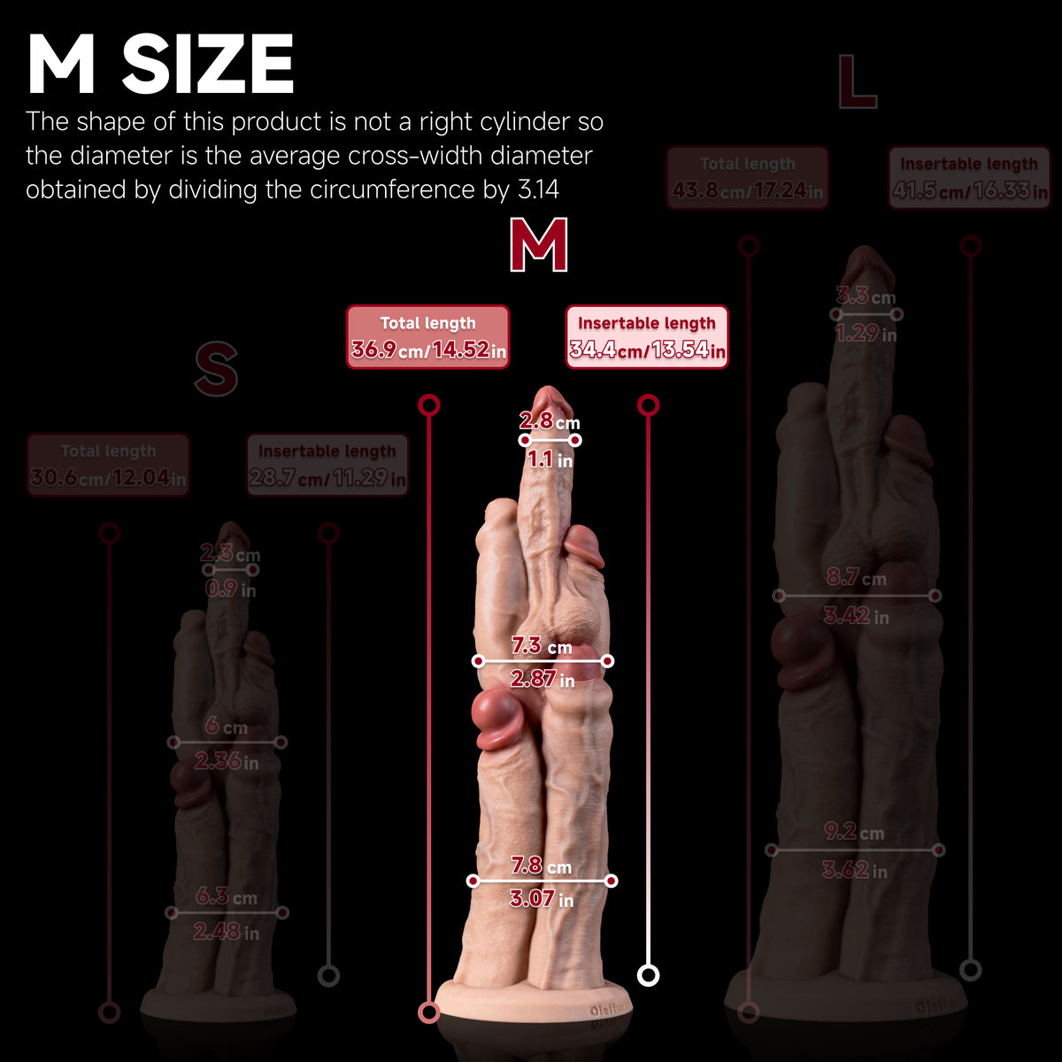 Hermavex Entwined Realistic Dildo