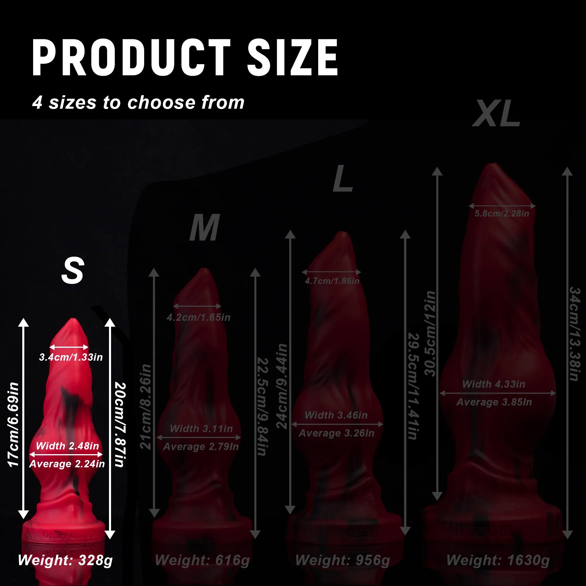 Firewolf Realistic Wolf and Dog Silicone Dildo