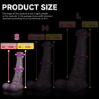 Realistic Centaur Horse dildo made of safe platinum silicone with detailed texture, designed for fantasy pleasure.