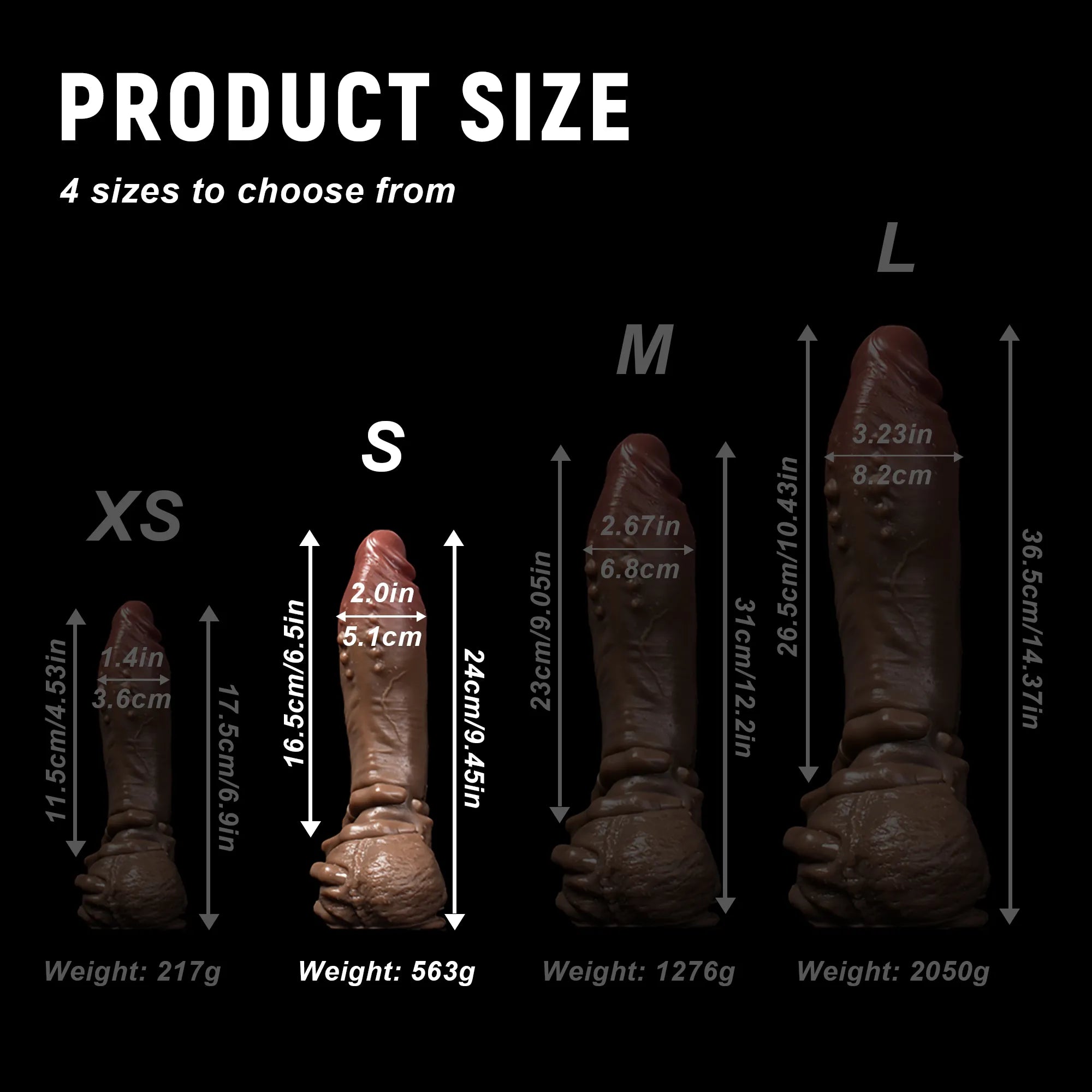 Hot Surge Fantasy Realistic Dildo - Dual Layer Design, Realistic Texture, Safe Material