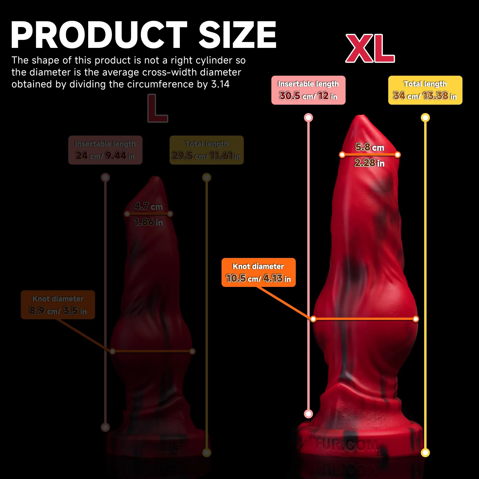 Firewolf Realistic Wolf and Dog Silicone Dildo