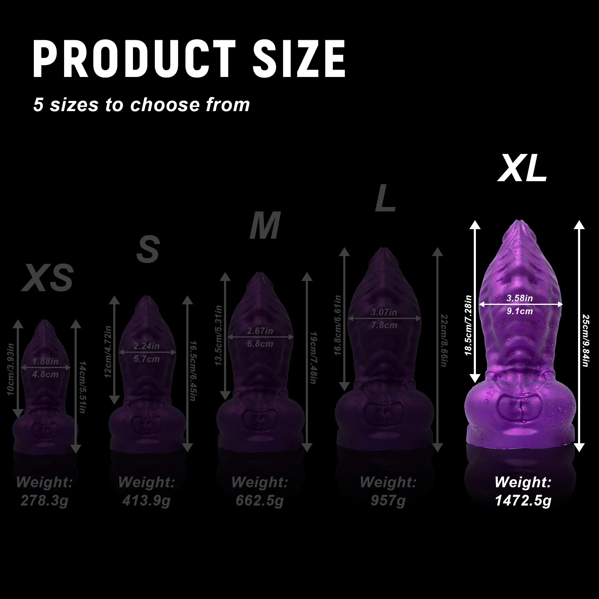 Skyline Challenger Platinum Silicone Squirt Dildo