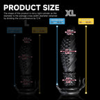 Black Abyss spiked dildo from Oieffur's fantasy dildo collection, made of platinum silicone, featuring a textured, monster design.