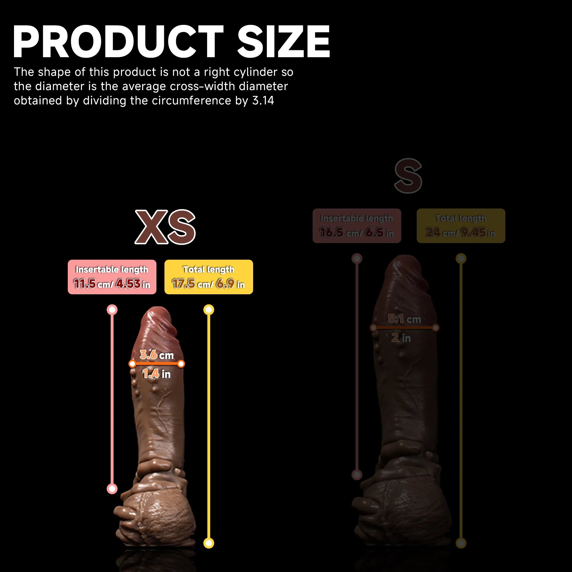 Realistic dual-layer Hot Surge Fantasy dildo by Oieffur, featuring lifelike texture and detailed design for adult pleasure.