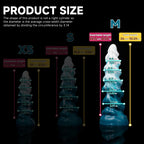 Oieffur Thick Conqueror Platinum silicone dildo with tapered design, fantasy dildo for adult pleasure, shown in image.