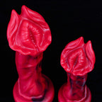 Red Rock Turtle Red Dragon dildo from Oieffur, a high-quality silicone fantasy dildo with detailed turtle and dragon design.