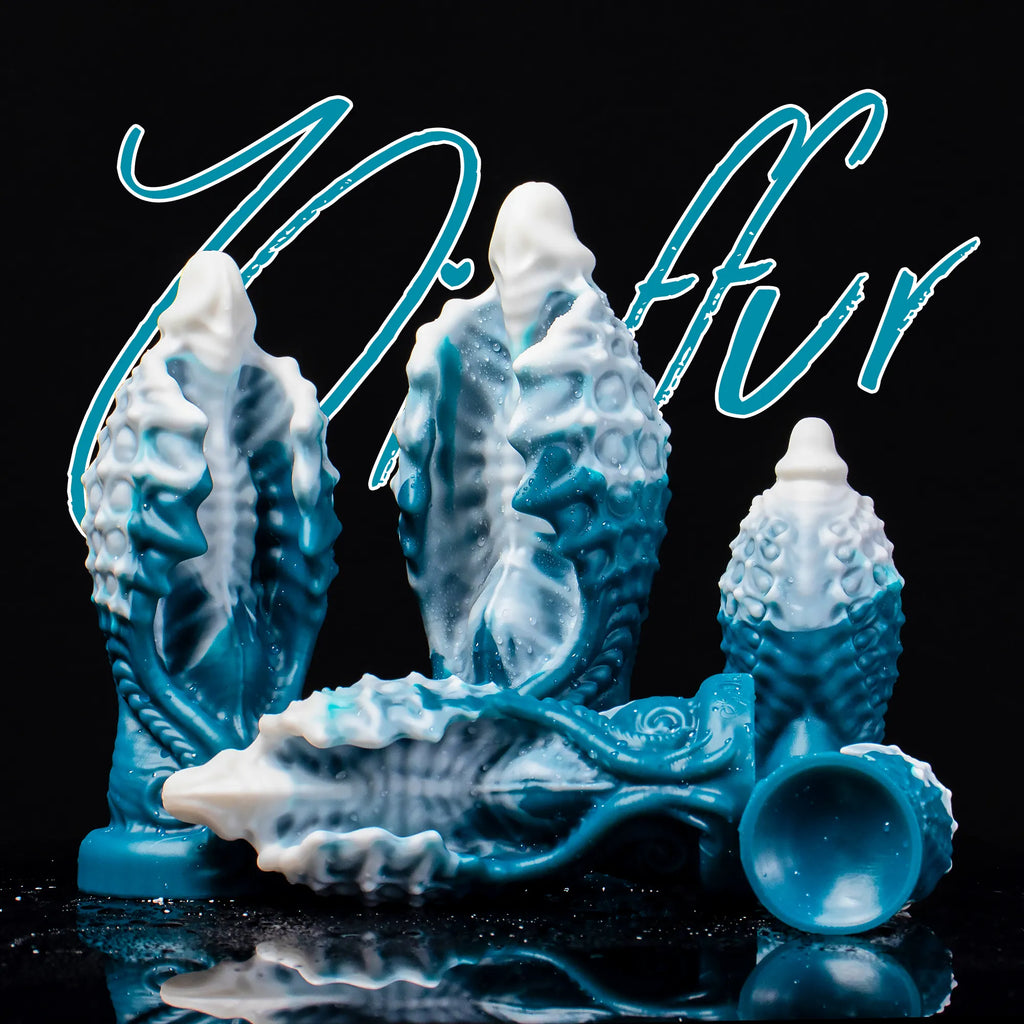 Oieffur Seahorse Wings Dragon Dildo made of soft silicone with a winged fantasy design for adult pleasure.