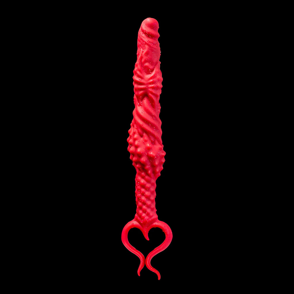 Oieffur Succubus Fantasy Dildo made of premium silicone, detailed design for realistic fantasy pleasure.