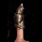 Realistic dog penis sleeve made of platinum silicone, designed as a canine cock extender, from Oieffur.