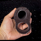 Pink silicone penis sheath by Oieffur, extending girth and length, designed as a horse-themed penis extender for enhanced stimulation.