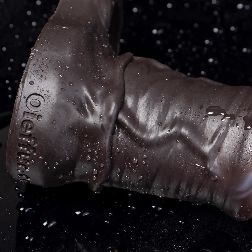 Pink silicone horse sheath penis sleeve from Oieffur, extending girth and length for enhanced stimulation and comfortable fit.