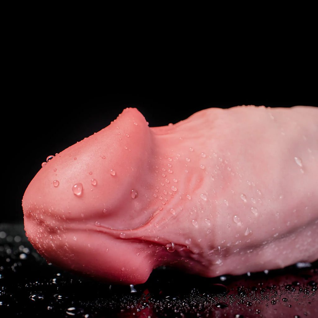 Realistic Vivid Dildo by Oieffur with a thick shaft, large head, and gentle curve, designed for a natural feel and comfort.