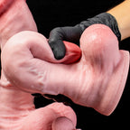 Oieffur Vivid Realistic Dildo featuring a thick shaft, big head, and gentle curve, designed for a lifelike experience.