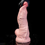 Vivid realistic dildo by Oieffur featuring a thick shaft, large head, and gentle curve for a lifelike experience.
