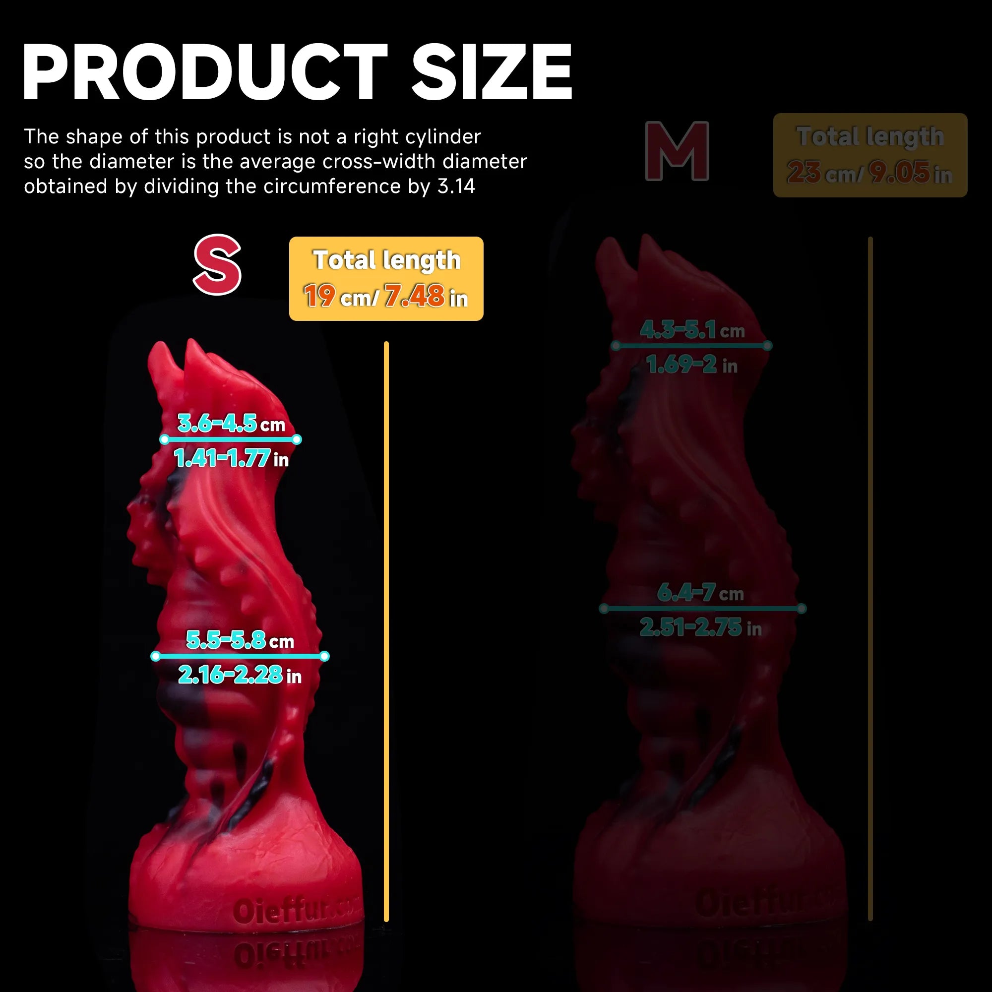 Monster Dildo-Perkin Silicone