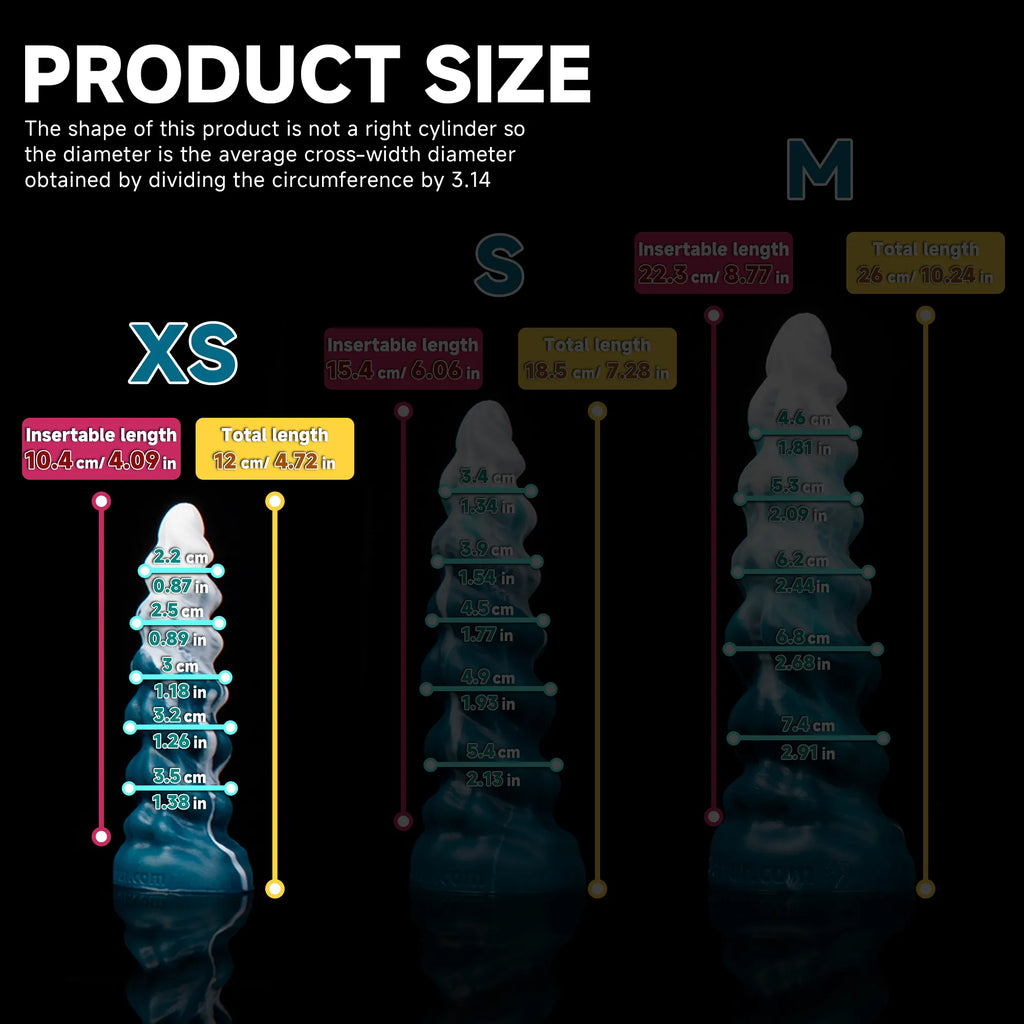 Oieffur Thick Conqueror Platinum silicone dildo with tapered design, fantasy dildo for adult pleasure, shown in image xs_6.webp