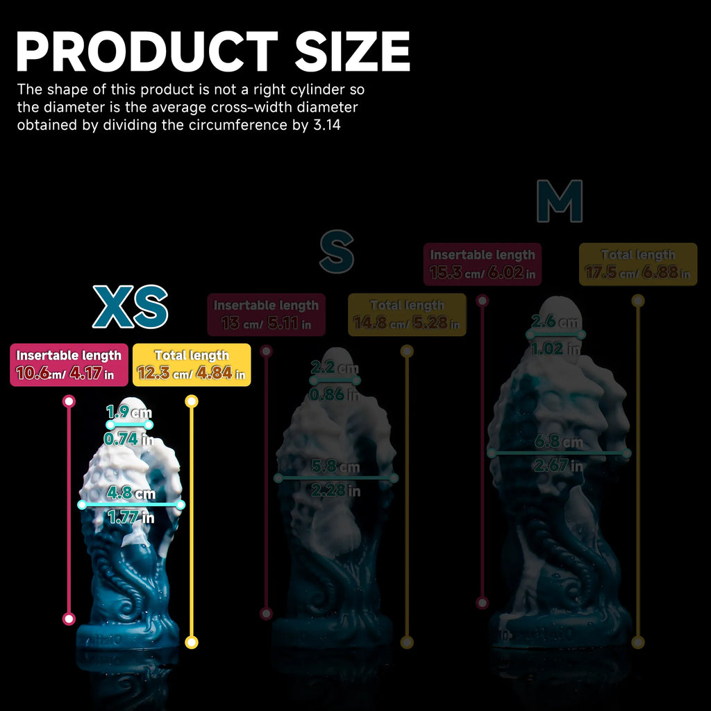 Seahorse Wings Dragon dildo by Oieffur, soft silicone fantasy dildo with winged seahorse design on a white background.